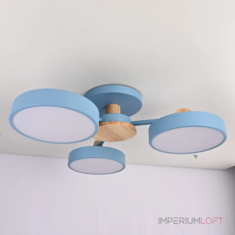 Потолочная люстра MOVE 3 Blue от ImperiumLoft