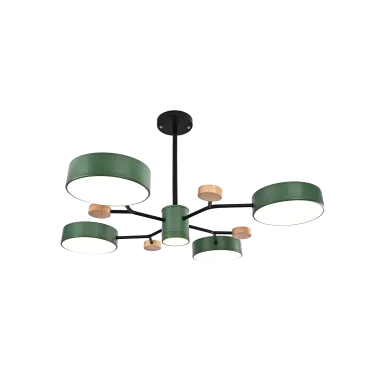 Люстра на штанге MEADE 5 lamps Green Люстра на штанге MEADE 5 lamps Green
