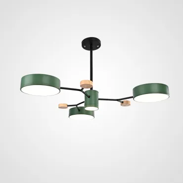 Люстра на штанге MEADE 4 lamps Green Люстра на штанге MEADE 4 lamps Green