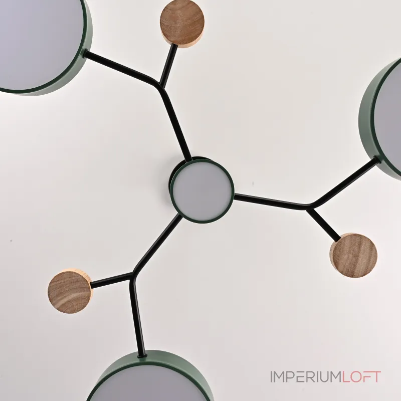 Люстра на штанге MEADE 4 lamps Green от ImperiumLoft Люстра на штанге MEADE 4 lamps Green от ImperiumLoft