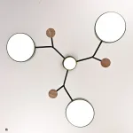 Люстра на штанге MEADE 4 lamps Green от ImperiumLoft