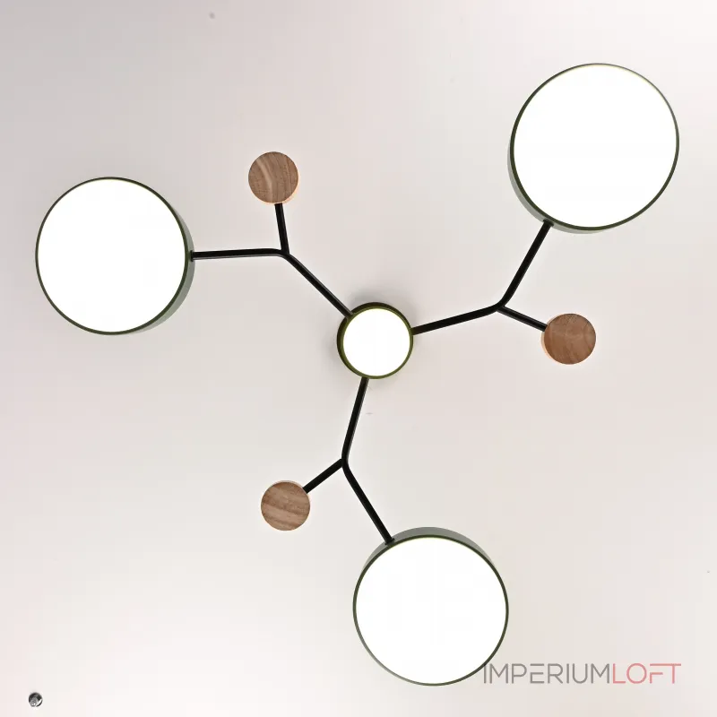 Люстра на штанге MEADE 4 lamps Green от ImperiumLoft Люстра на штанге MEADE 4 lamps Green от ImperiumLoft