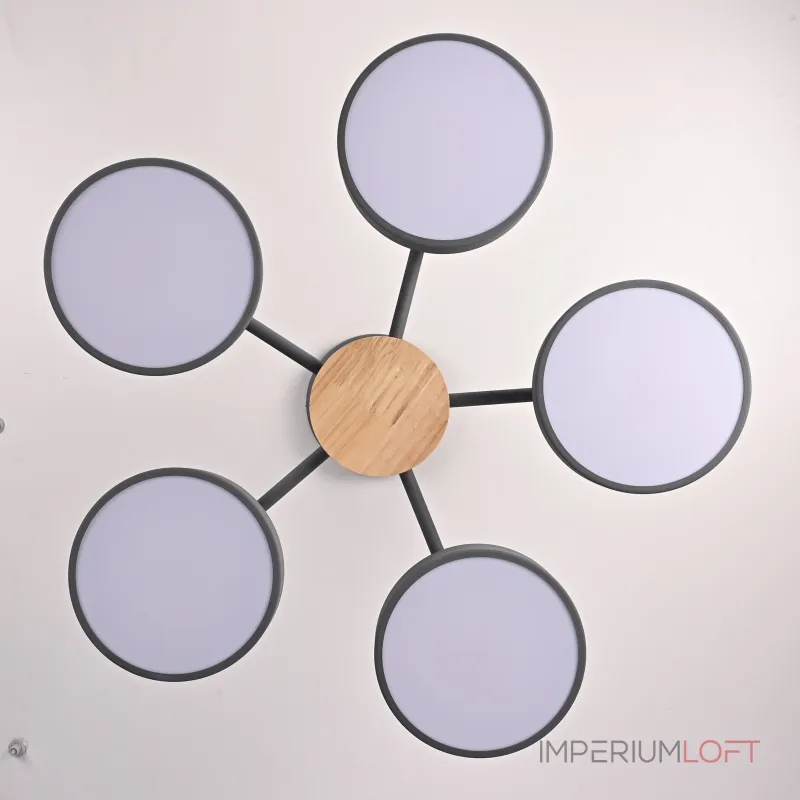 Потолочная люстра MOVE 5 Gray от ImperiumLoft Потолочная люстра MOVE 5 Gray от ImperiumLoft