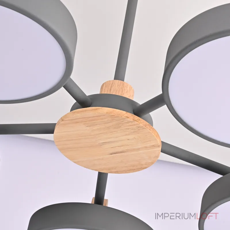 Потолочная люстра MOVE 5 Gray от ImperiumLoft Потолочная люстра MOVE 5 Gray от ImperiumLoft