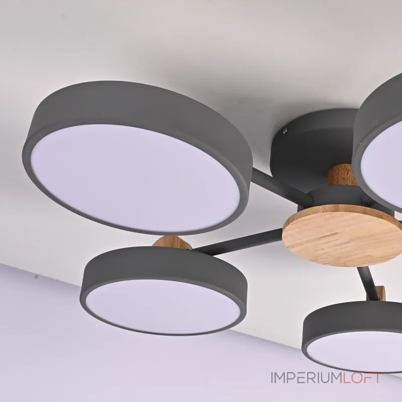 Потолочная люстра MOVE 5 Gray от ImperiumLoft Потолочная люстра MOVE 5 Gray от ImperiumLoft