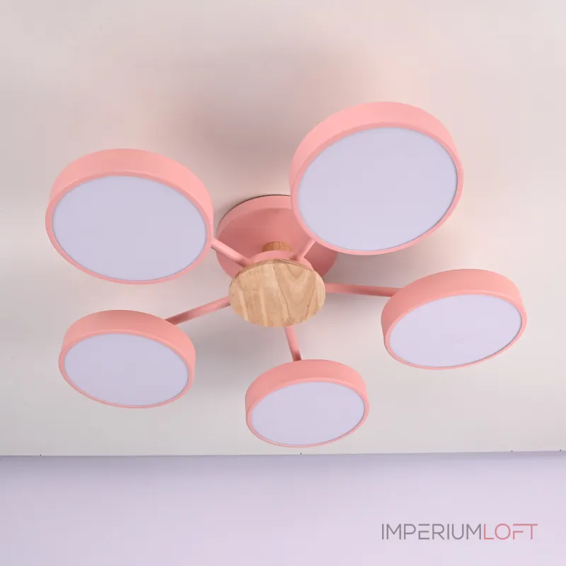 Потолочная люстра MOVE 5 Pink от ImperiumLoft