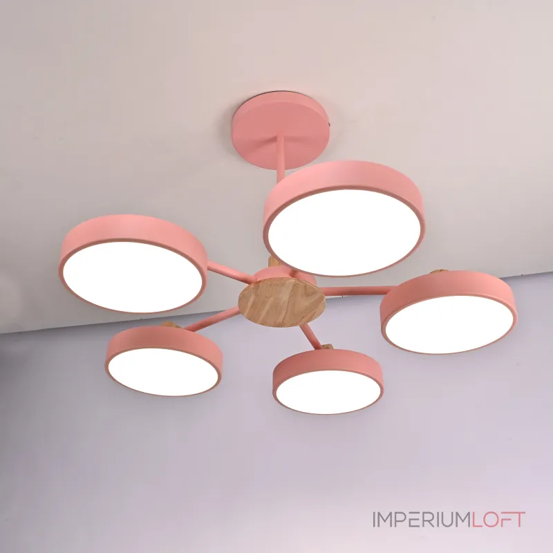 Потолочная люстра MOVE 5 Pink от ImperiumLoft