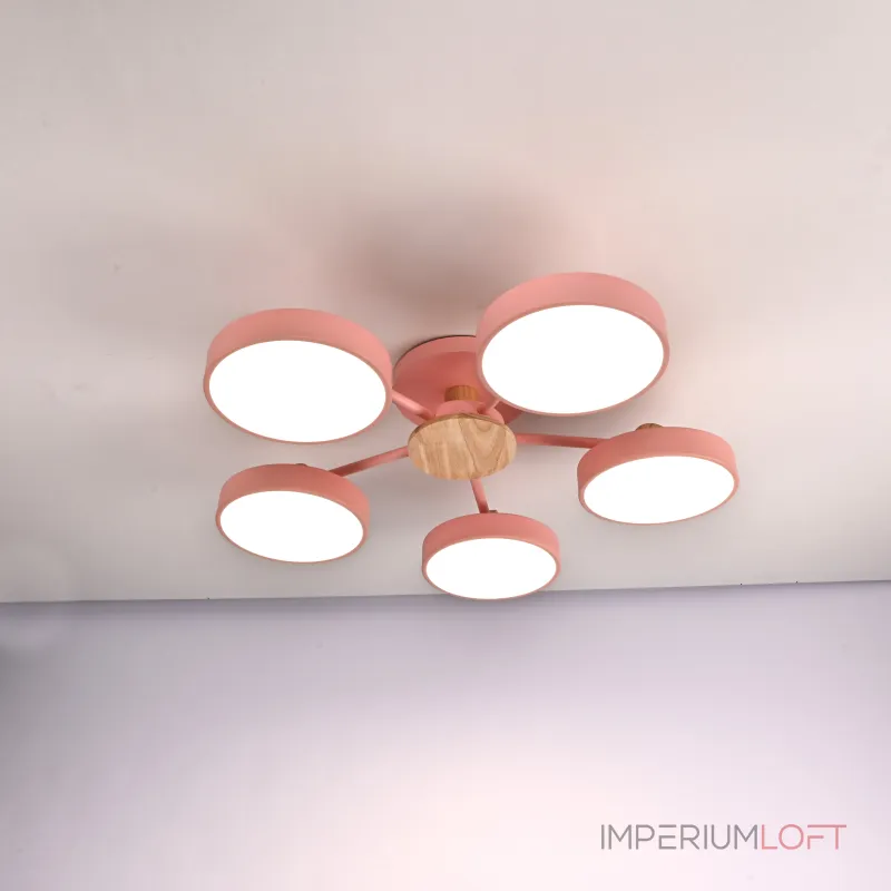 Потолочная люстра MOVE 5 Pink от ImperiumLoft