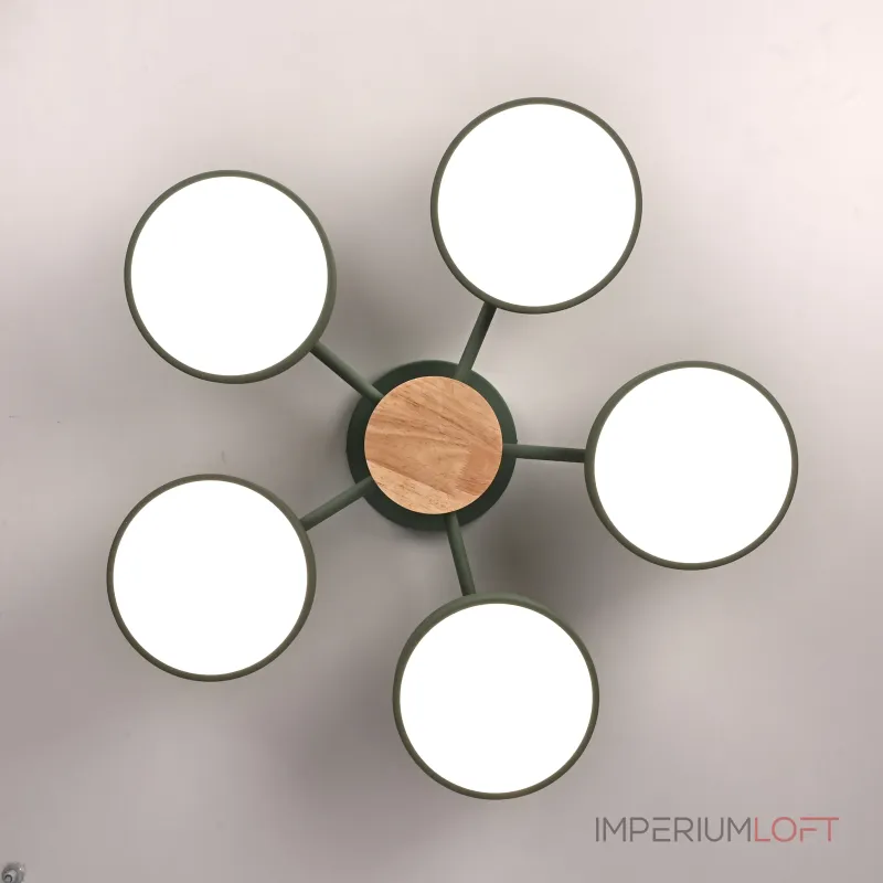 Потолочная люстра MOVE 5 Green от ImperiumLoft Потолочная люстра MOVE 5 Green от ImperiumLoft