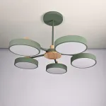 Потолочная люстра MOVE 5 Green от ImperiumLoft