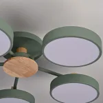 Потолочная люстра MOVE 5 Green от ImperiumLoft