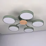 Потолочная люстра MOVE 5 Green от ImperiumLoft