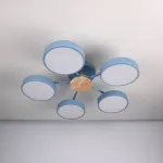 Потолочная люстра MOVE 5 Blue от ImperiumLoft