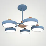 Потолочная люстра MOVE 5 Blue от ImperiumLoft