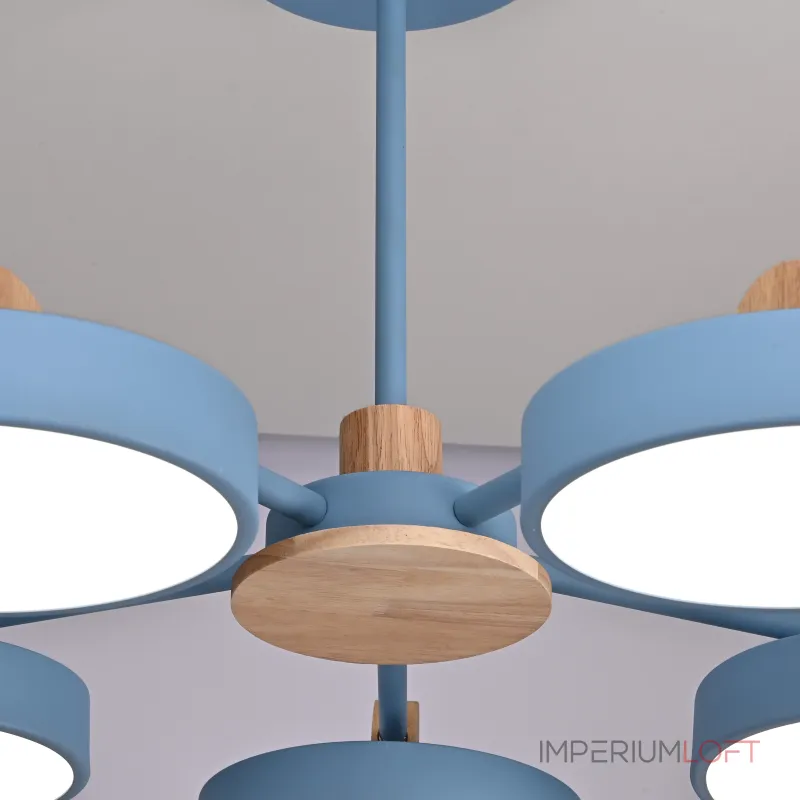 Потолочная люстра MOVE 5 Blue от ImperiumLoft Потолочная люстра MOVE 5 Blue от ImperiumLoft