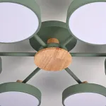 Потолочная люстра MOVE 6 Green от ImperiumLoft