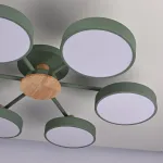 Потолочная люстра MOVE 6 Green от ImperiumLoft