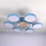 Потолочная люстра MOVE 6 Blue от ImperiumLoft