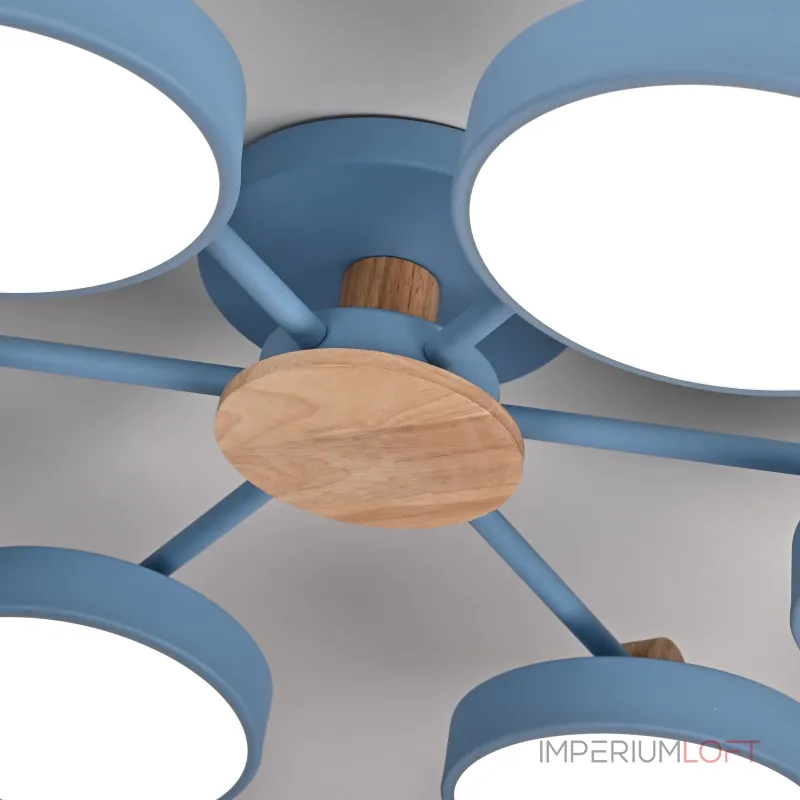 Потолочная люстра MOVE 6 Blue от ImperiumLoft