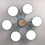 Потолочная люстра MOVE 6 Blue от ImperiumLoft