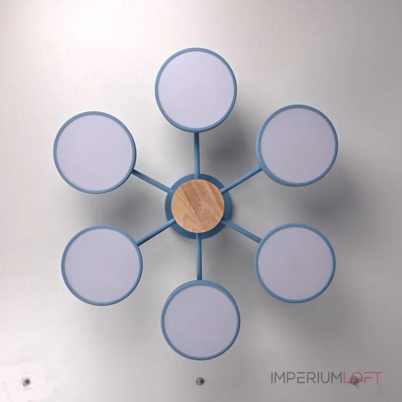 Потолочная люстра MOVE 6 Blue от ImperiumLoft