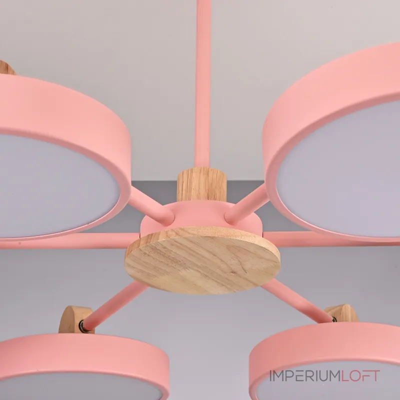 Потолочная люстра MOVE 6 Pink от ImperiumLoft
