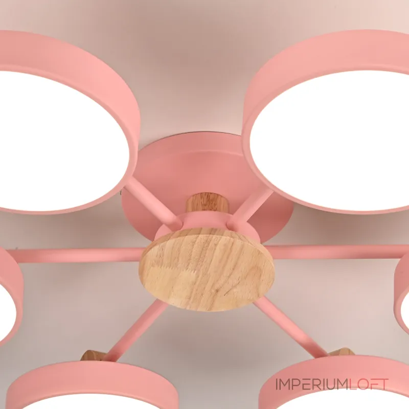 Потолочная люстра MOVE 6 Pink от ImperiumLoft