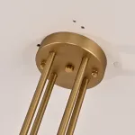 Люстра на штанге CANELLE Round Chandelier 8 Modern Brass