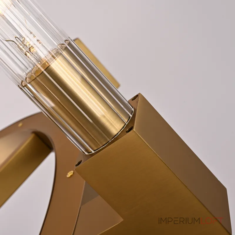 Люстра на штанге CANELLE Round Chandelier 8 Modern Brass