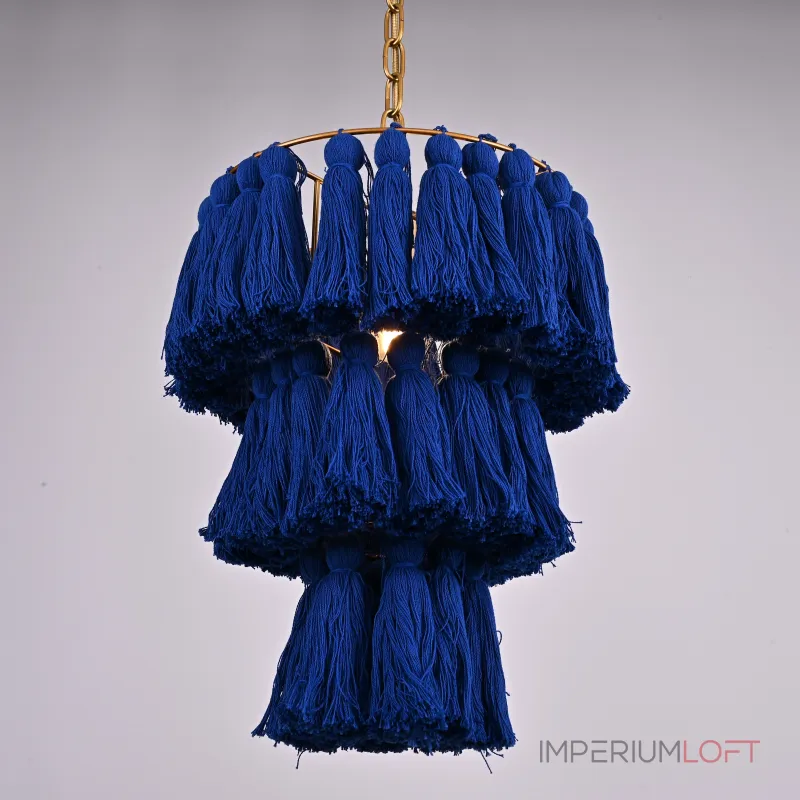 Подвесной светильник TASSEL Синий Градиент от ImperiumLoft