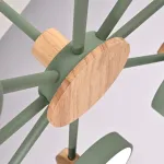 Потолочная люстра MOVE 8 Green от ImperiumLoft