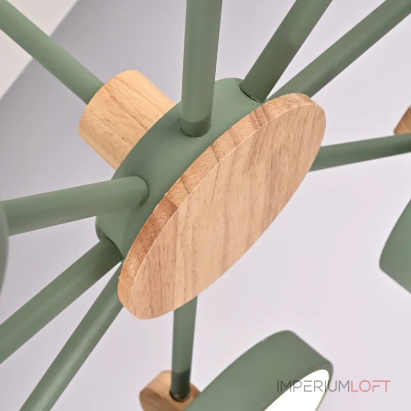 Потолочная люстра MOVE 8 Green от ImperiumLoft Потолочная люстра MOVE 8 Green от ImperiumLoft