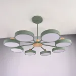 Потолочная люстра MOVE 8 Green от ImperiumLoft