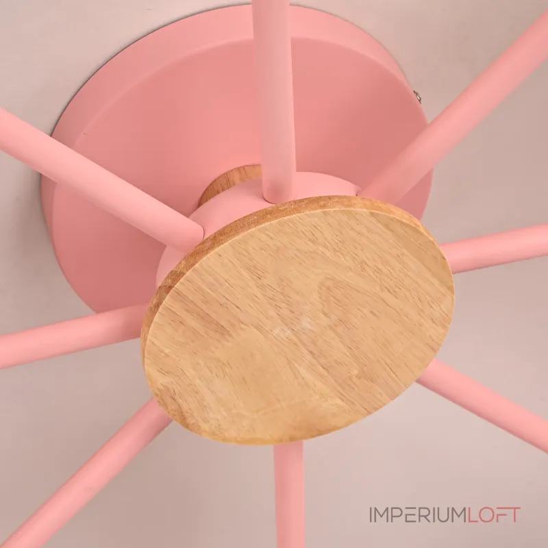 Потолочная люстра MOVE 8 Pink от ImperiumLoft