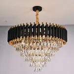 Подвесная люстра Empire Black Chandelier Crystal D 70 от ImperiumLoft