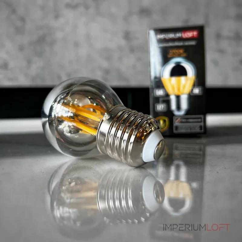 Светодиодная лампочка Led с гальваническим покрытием для Modo Chandelier Е27 4W 2700от ImperiumLoft