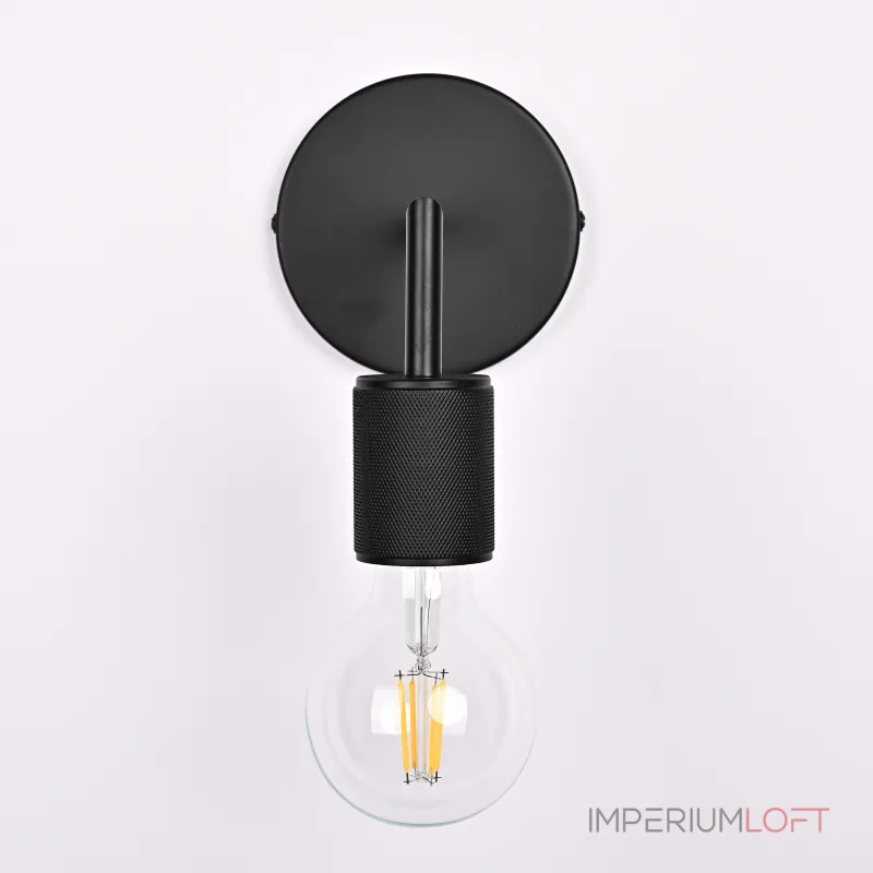 Бра RH Utilitaire Single Sconce Black от ImperiumLoft