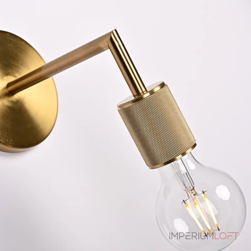 Бра RH Utilitaire Single Sconce Brass от ImperiumLoft