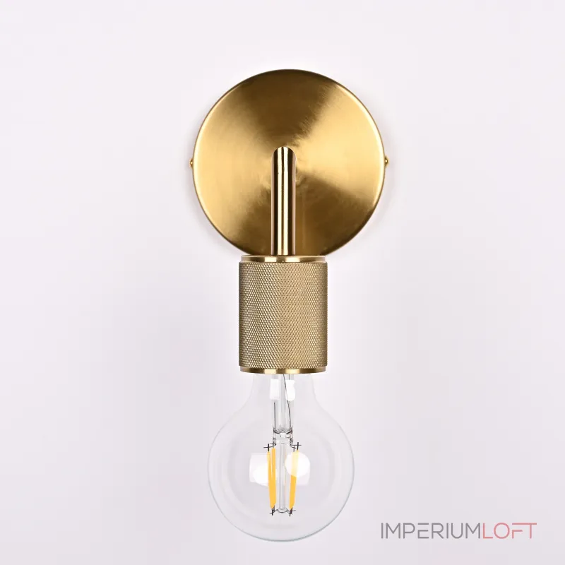 Бра RH Utilitaire Single Sconce Brass от ImperiumLoft