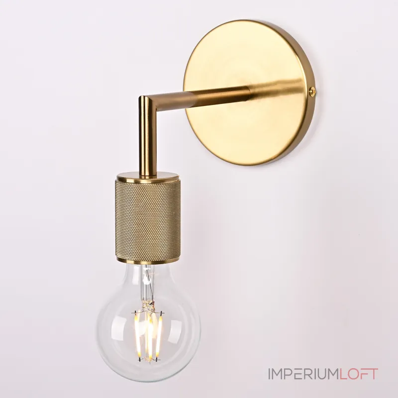 Бра RH Utilitaire Single Sconce Brass от ImperiumLoft