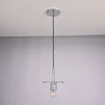 Подвесной светильник RH Utilitaire Disk Shade Pendant Silver от ImperiumLoft