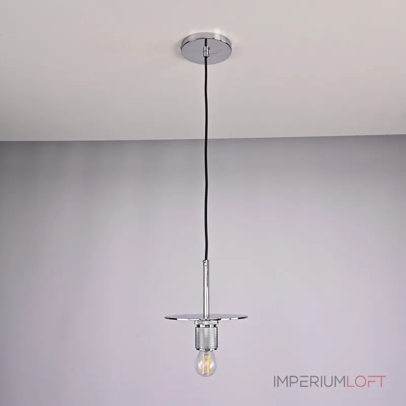 Подвесной светильник RH Utilitaire Disk Shade Pendant Silver от ImperiumLoft Подвесной светильник RH Utilitaire Disk Shade Pendant Silver от ImperiumLoft