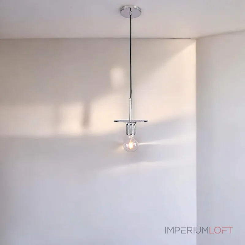 Подвесной светильник RH Utilitaire Disk Shade Pendant Silver от ImperiumLoft Подвесной светильник RH Utilitaire Disk Shade Pendant Silver от ImperiumLoft