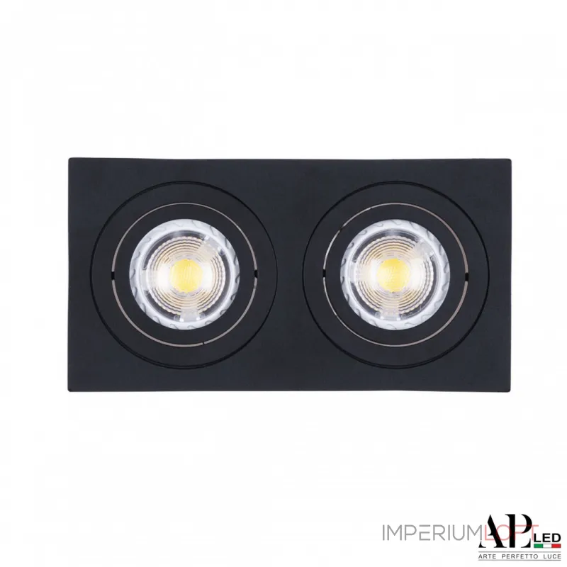 Светильник встраиваемый APL LED Ingrid 3322.TCH111/2S/BK от ImperiumLoft