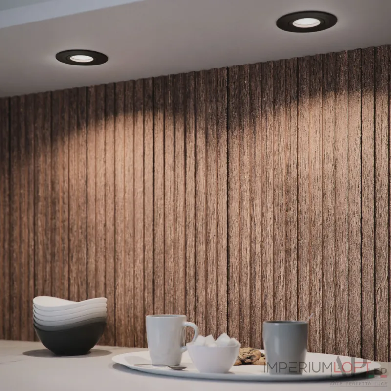 Светильник встраиваемый APL LED Ingrid 3322.TCH111R/BK от ImperiumLoft