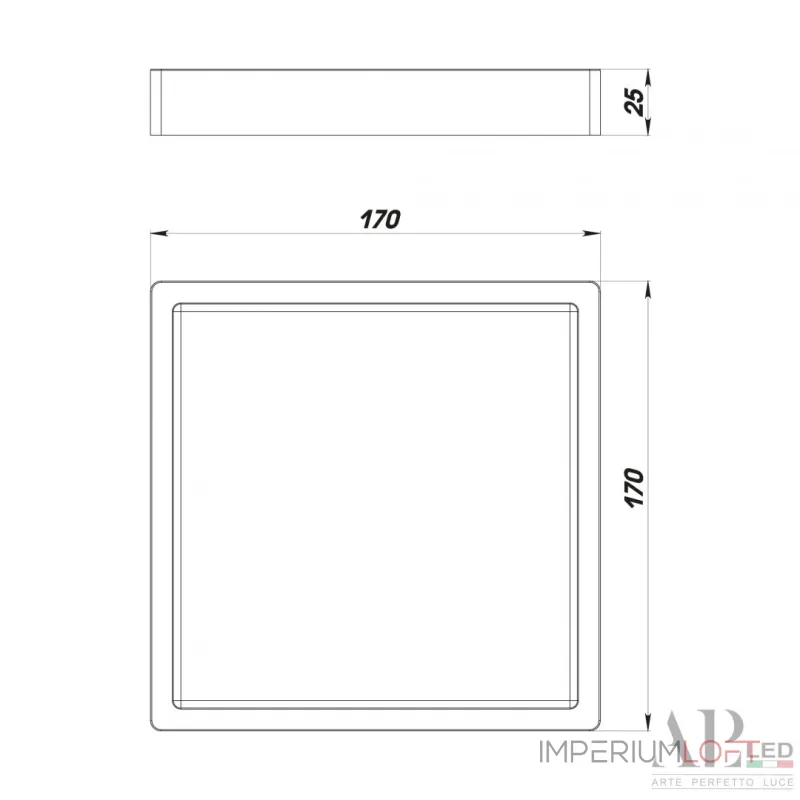 Светильник накладной светодиодный 3322.LDF1604M/12W/6K APL LED от ImperiumLoft Светильник накладной светодиодный 3322.LDF1604M/12W/6K APL LED от ImperiumLoft