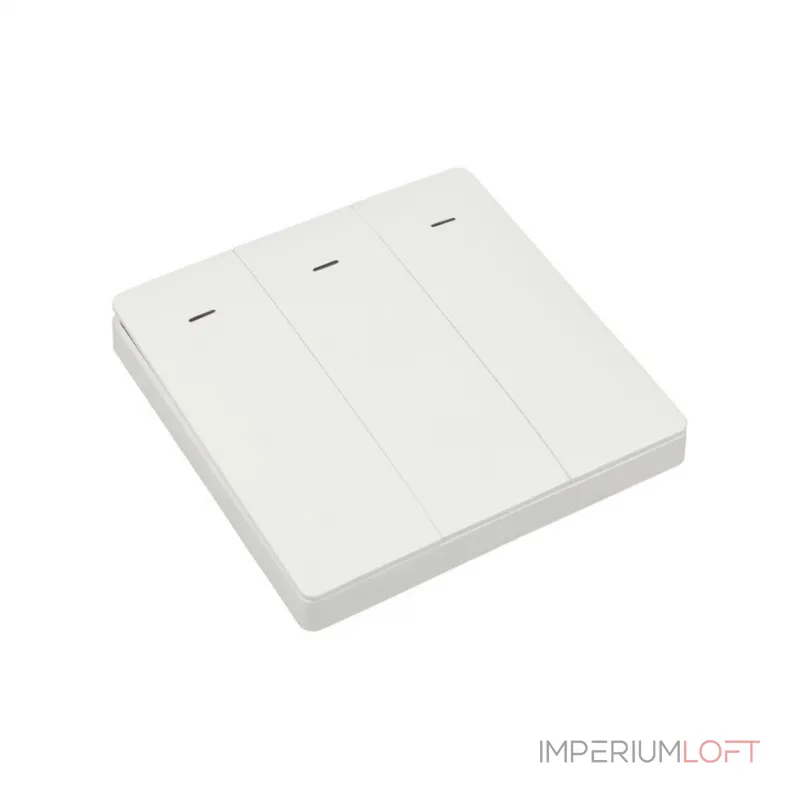 Выключатель трехклавишный Aployt Magnetic track 220 APL.0190.00.03 от ImperiumLoft