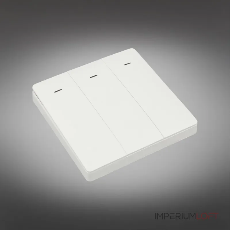 Выключатель трехклавишный Aployt Magnetic track 220 APL.0190.00.03 от ImperiumLoft