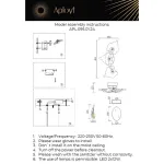 Настенный светильник Aployt Fifi APL.095.01.24 от ImperiumLoft
