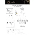 Подвесная люстра Aployt Fifi APL.095.03.200 от ImperiumLoft